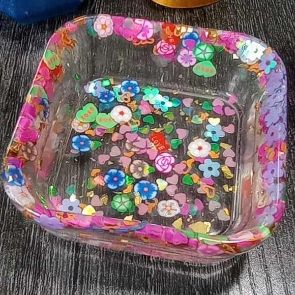 Hand Crafted Other - Handmade small resin jewelry dish